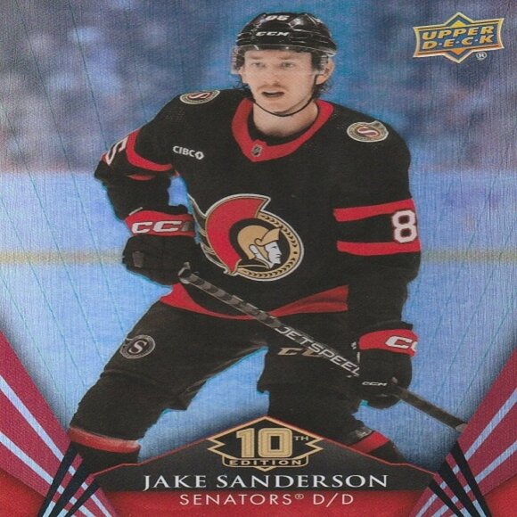 Jake Sanderson - 2024/2025 Tim Hortons Collector's Series 10th Anniversary Card - Picture 1 of 2